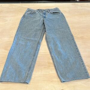 Men’s 90s vintage Levi’s 555 relaxed fit straight leg 34 x 34